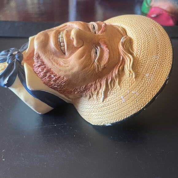 Vintage Retired Bossons Chalkware 80's Jolly Tar Congleton England Handpainted - Picture 3 of 6